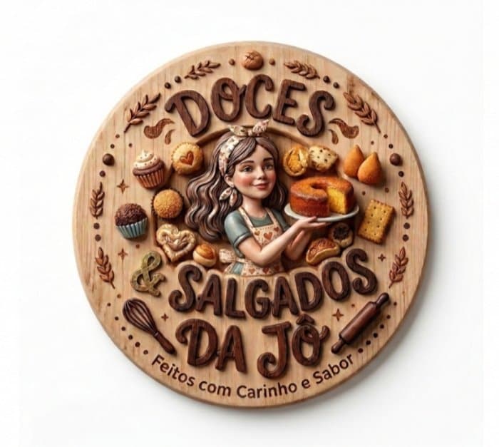 Doces e Salgados Da Jô Logo de Doces e Salgados Da Jô