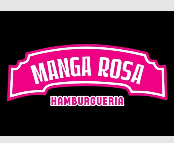 Manga Rosa Hambúrguer Logo de Manga Rosa Hambúrguer