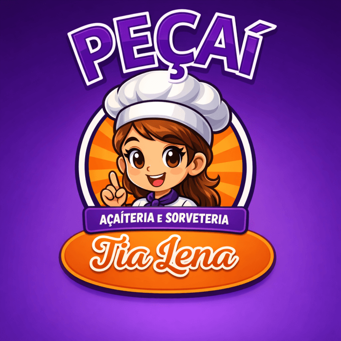 Peçai Açaiteria e Sorveteria da tia Lena Logo de Peçai Açaiteria e Sorveteria da tia Lena