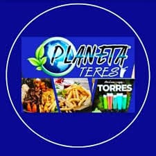 Planeta Teres Lanches Porções e Espetinho Logo de Planeta Teres Lanches Porções e Espetinho