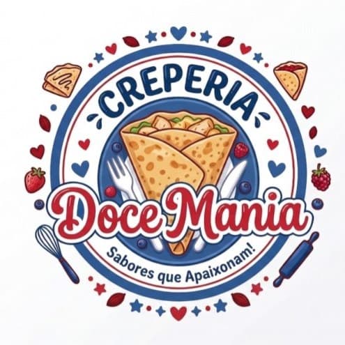 Creperia Doce Mania Logo de Creperia Doce Mania