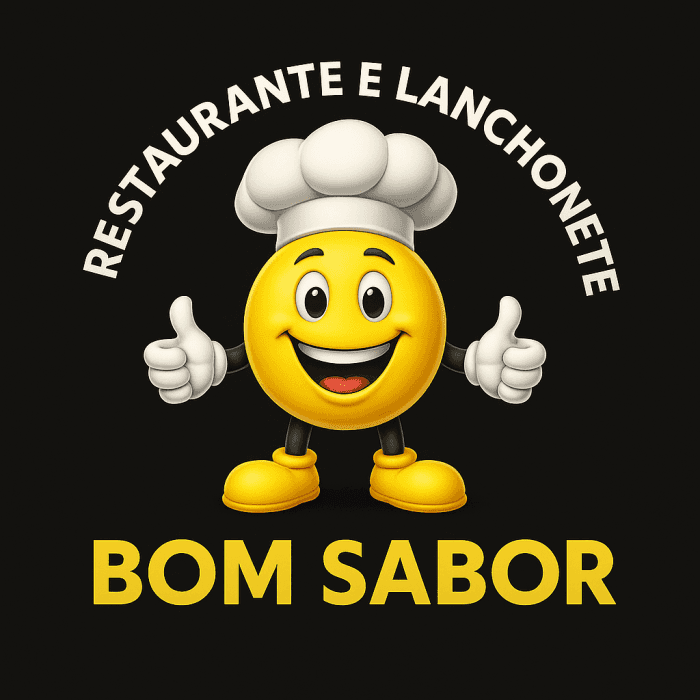 Restaurante e Lanchonete Bom Sabor Logo de Restaurante e Lanchonete Bom Sabor