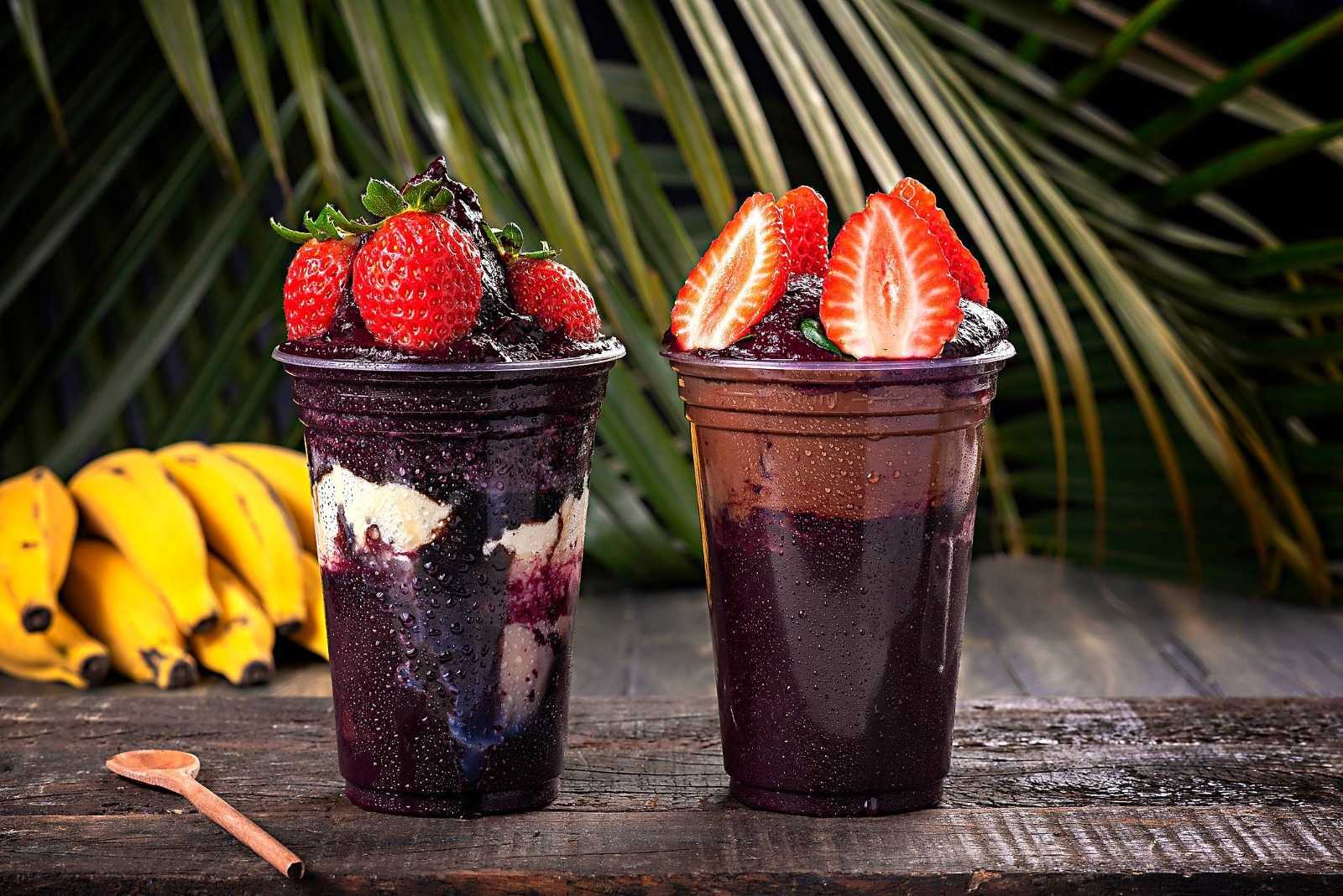 Rainha’s Açaiteria em Juína MT: açaí, creme de cupuaçu e milkshakes